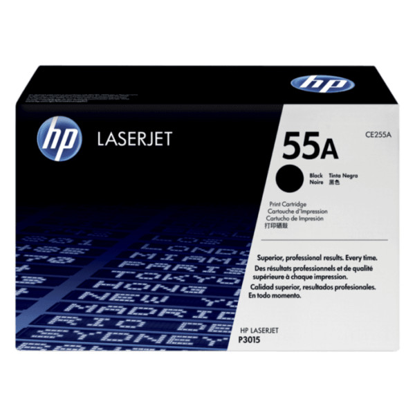 Tóner HP LaserJet Original  55A Negro