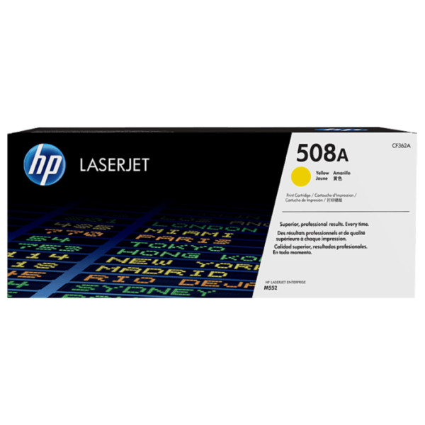 Tóner HP LaserJet Original  508A Amarilla