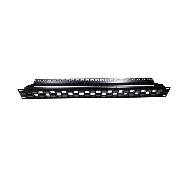 Patch Panel Nexxt 24pts S, Rj45 Cat6a 1u Rack Blindado