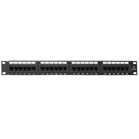 Panel De Parchero  24 Puertos  Cat6   Negro (AW191NXT06)