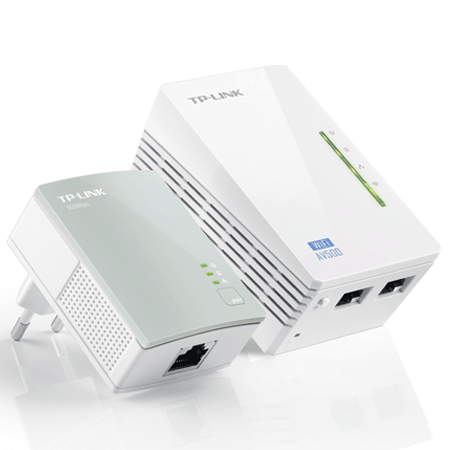 Adaptador Powerline Tp-Link Tl-Wpa4220kit V5 Blanco 220v