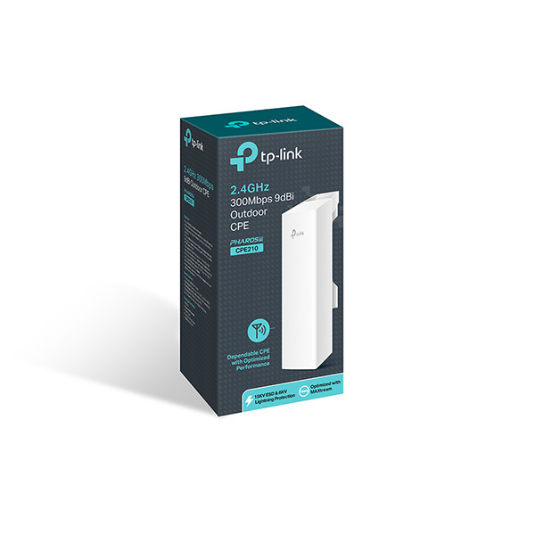 Access Point Cpe Exterior 2,4ghz 300mbps 9dbi Tp-link (CPE210)