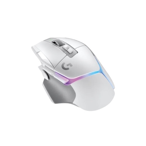 Logitech G G502 X PLUS - Ratón - óptico - inalámbrico - 2.4 GHz - receptor USB de Logitech LIGHTSPEED - blanco (910-006170)