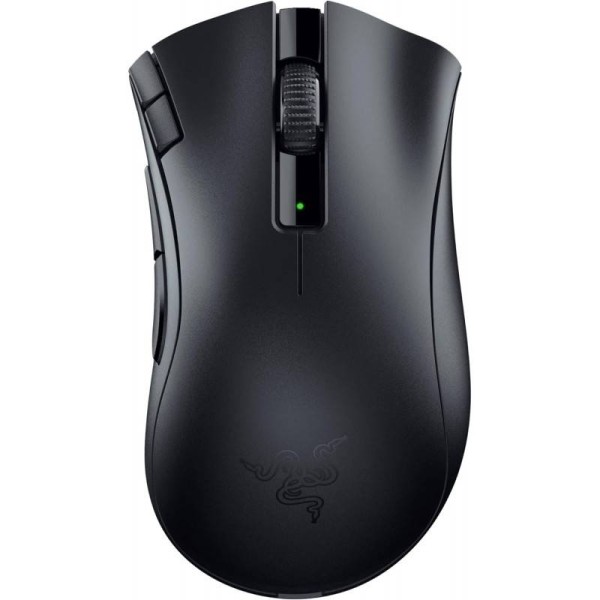 Razer DeathAdder V2 X HyperSpeed - Ratón - ergonómico - diestro - óptico - 7 botones - inalámbrico - Bluetooth, 2.4 GHz - receptor inalámbrico USB (RZ01-04130100-R3U1)