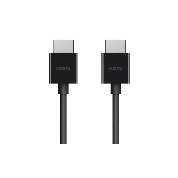 Belkin Ultra High Speed - Cable HDMI - HDMI macho a HDMI macho - 2 m - blindado de dos capas - negro