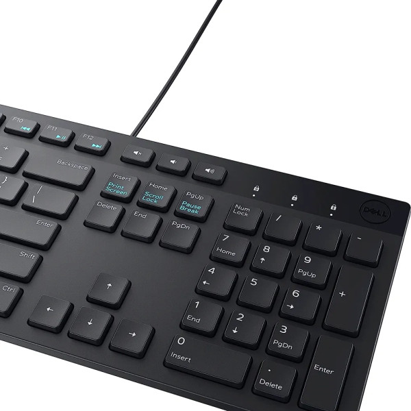 Kit Teclado y Mouse Dell KM300C  Alámbrico (580-AKKW)