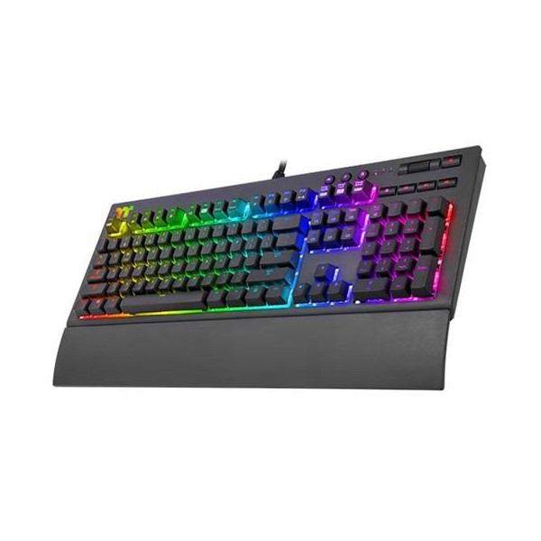 Teclado Mecánico Thermaltake Tt Premium X1 RGB Cherry Producto de Vitrina (Sin Apoya Muñecas) (KB-TPX-BLBRSP-01)