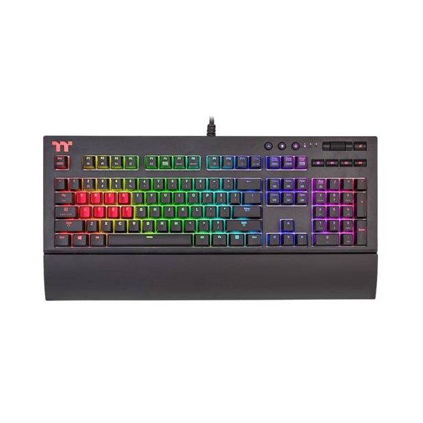 Teclado Mecánico Thermaltake Tt Premium X1 RGB Cherry Producto de Vitrina (Sin Apoya Muñecas) (KB-TPX-BLBRSP-01)