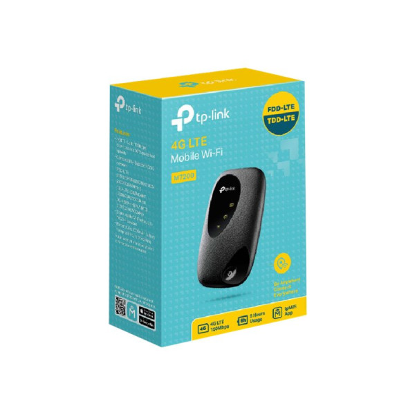 TP-Link M7200 - Punto activo móvil - 4G LTE - 150 Mbps - 802.11b/g/n (M7200)
