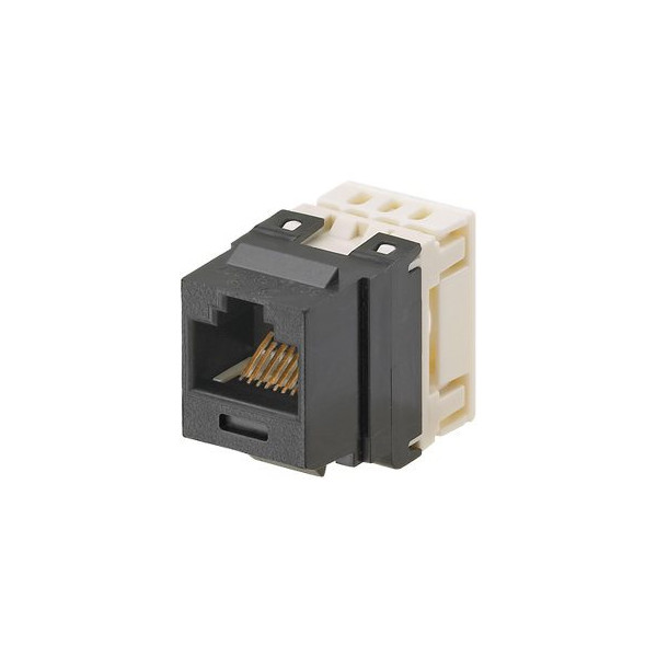 Panduit NetKey Punchdown Jack Module - Inserto modular - CAT 6e - PTSB - RJ-45 - negro (NK688MBL)