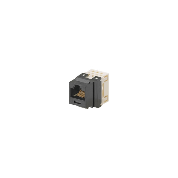 Panduit NetKey Punchdown Jack Module - Inserto modular - CAT 6e - PTSB - RJ-45 - negro