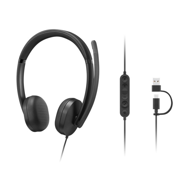 Lenovo - Headset - Para Professional audio / Para Conference / Para Cellular phone / Para Computer - Wired (4XD1R88995)
