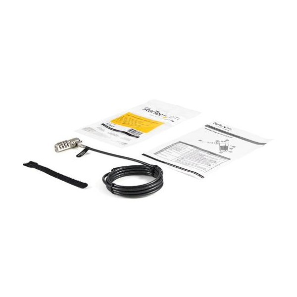 Candado de Notebook con Combinación de 4 Dígitos para Portátiles StarTech - Protección Antirrobo (LTLOCK4D)
