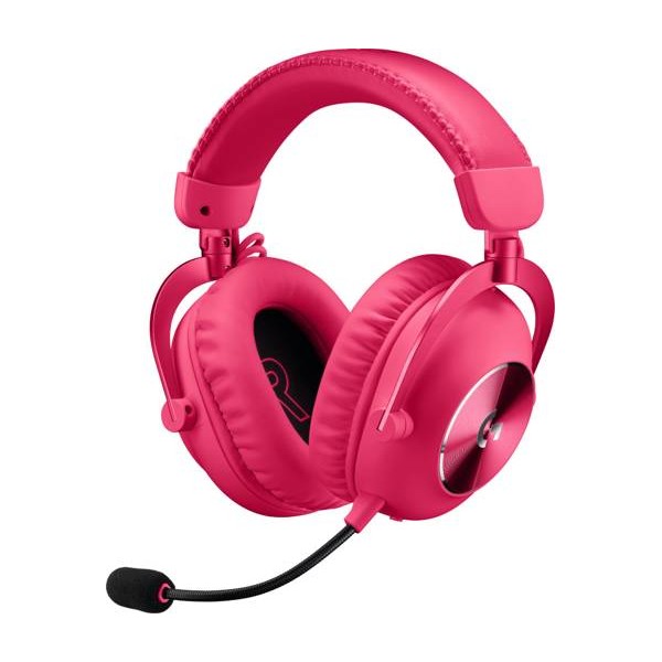 Audífonos Inalámbricos Logitech G PRO X 2 LIGHTSPEED, USB, Wireless 2.4GHz, BT, PC/PS5, Magenta (981-001274)