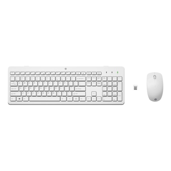 COMBO MOUSE/TECLADO INALAMBRICO 230 BLAN (3L1F0AA#ABM)