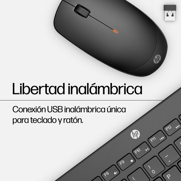 COMBO MOUSE/TECLADO INALAMBRICO 230 BLAN (3L1F0AA#ABM)