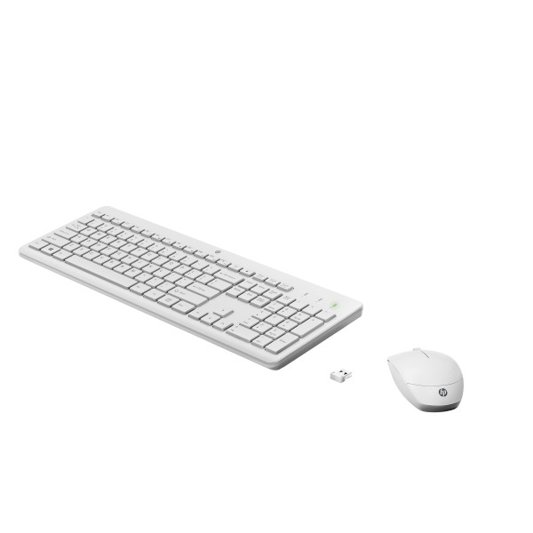 COMBO MOUSE/TECLADO INALAMBRICO 230 BLAN (3L1F0AA#ABM)