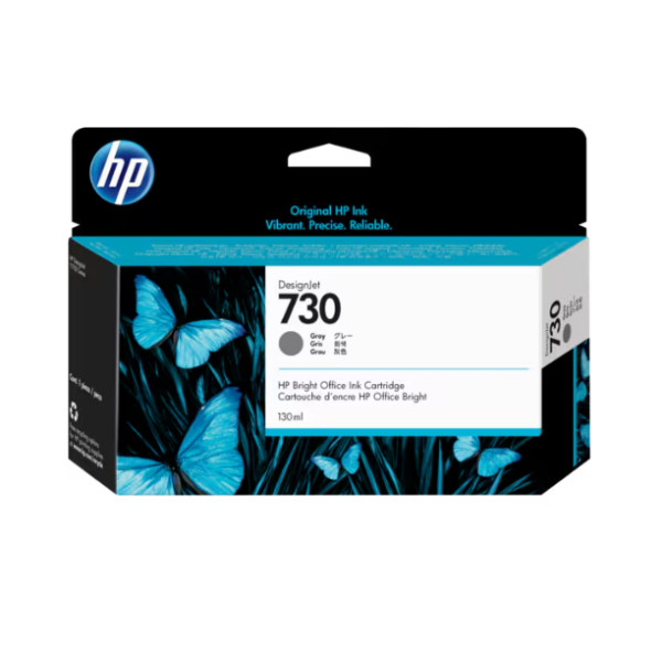 Cartucho de tinta HP DesignJet Gris 730 de 130 ml (P2V66A)