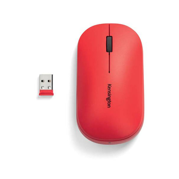 Mouse Inalámbrico Kensington SureTrack, 3 Botones, 2400DPI, Rojo (K75352WW)
