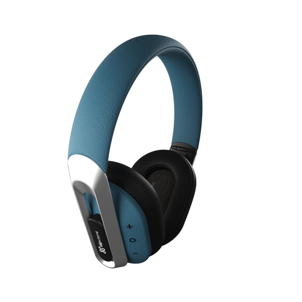 Klip Xtreme - KWH-750BL - Headphones - Para Home audio / Para Portable electronics / Para Professional audio / Para Cellular phone - Wireless - 40Hr Blue color