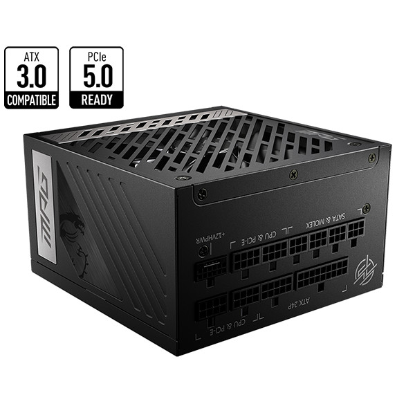MSI - Power supply - MPG A1000 PCIE5 80 Plus Gold