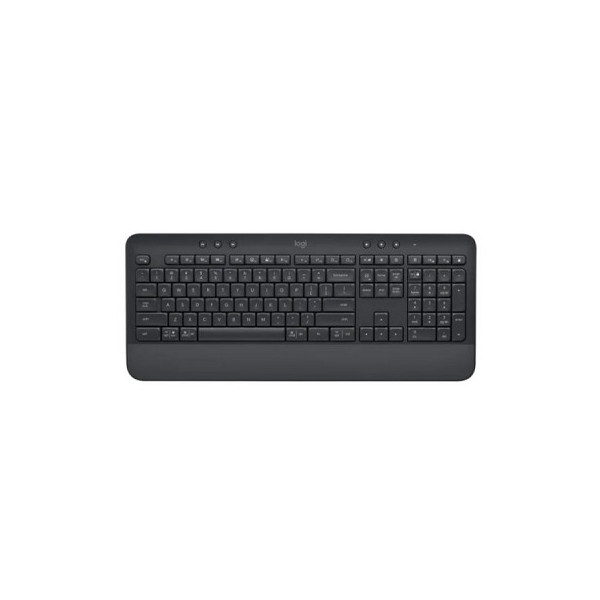 Logitech Signature K650 - Teclado - inalámbrico - Bluetooth 5.1 - QWERTY - Spanish - Grafito (920-010910)