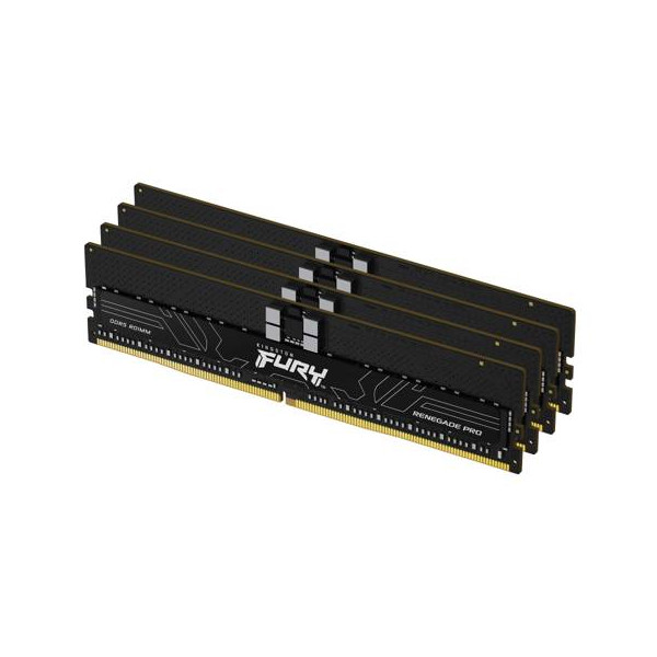 Kit de Memoria RAM DDR5 128GB(4x32GB) 5600MT/s, Kingston FURY Beast Dual Rank, RGB
