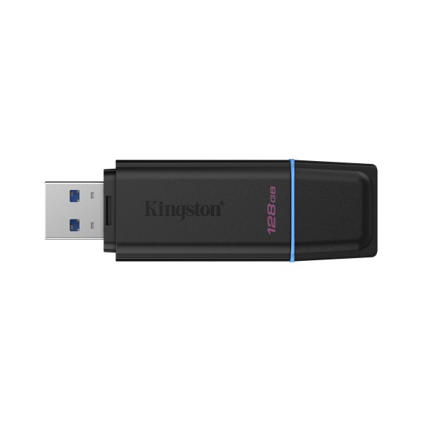 Kingston - USB flash drive - USB 3.2 Gen 1 - DataTraveler Black/Blue (DTXG2/128GB)
