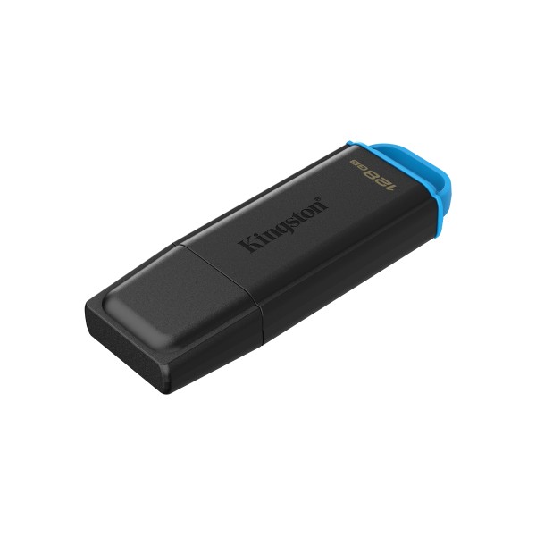Kingston - USB flash drive - USB 3.2 Gen 1 - DataTraveler Black/Blue (DTXG2/128GB)