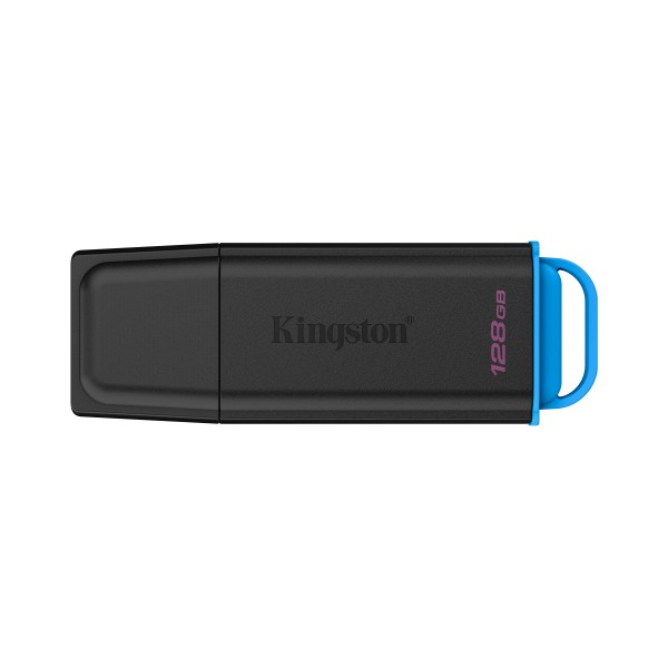 Kingston - USB flash drive - USB 3.2 Gen 1 - DataTraveler Black/Blue (DTXG2/128GB)