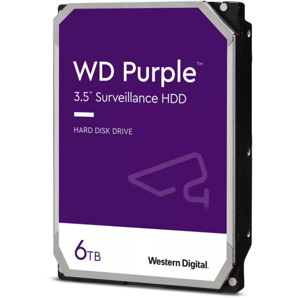 WD PURPLE 6TB 256MB 3 5IN SATA 6GB S 540 (WD64PURZ)