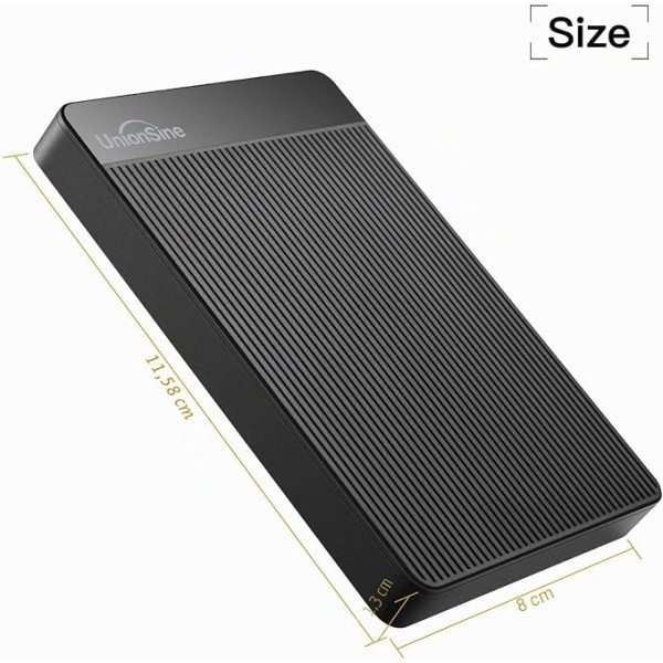 Disco Duro Externo UnionSine 1TB HDD2510 Portable USB 3.0 (HDD2510)