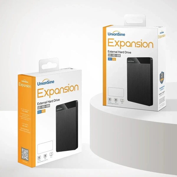 Disco Duro Externo UnionSine 1tb Externo ultradelgado  USB 3.0 Pc y Mac portatil (HDD2510)
