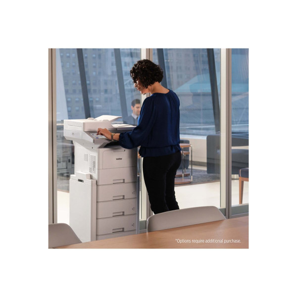Brother MFC-L6915DW - Impresora multifunción - B/N - laser - A4/Legal (material) - hasta 52 ppm (impresión) - 520 hojas - 33.6 Kbps - USB 2.0, Gigabit LAN, Wi-Fi(n), host USB, NFC (MFC-L6915DW)