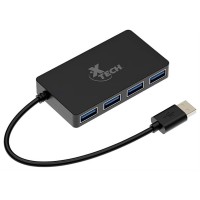 Xtech - Hub - 4 puertos - USB 3.0 XTC-391