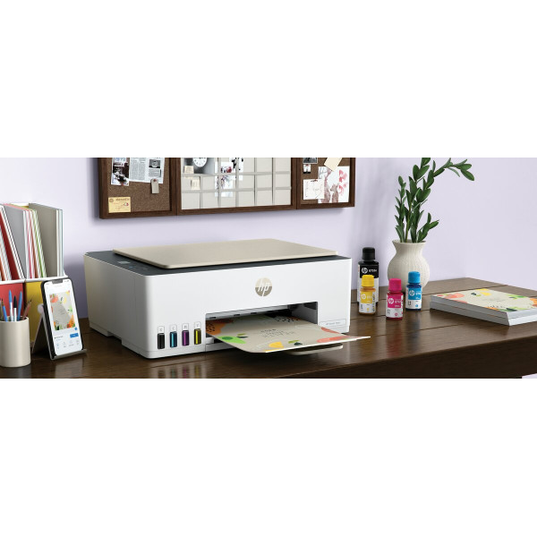 Impresora Multifuncional tinta color HP Smart Tank 583, 12 ppm/negro, 5 ppm/color, Wifi, USB 2.0 (4A8D7A#AKH)