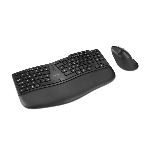 Kensington - Keyboard and mouse set - COMBO TECLADO INALAM ERG RECAR (K75492ES)