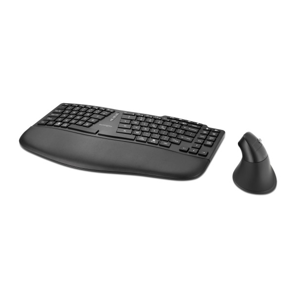 Kensington - Keyboard and mouse set - COMBO TECLADO INALAM ERG RECAR (K75492ES)