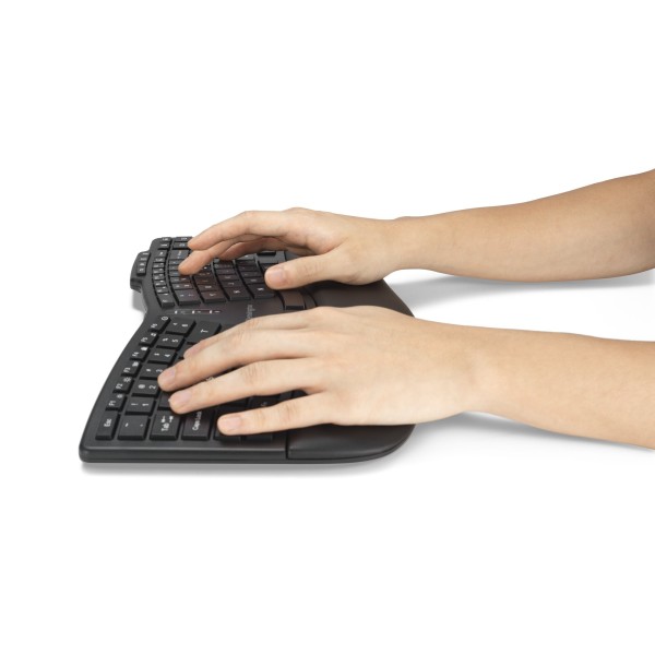 Kensington - Keyboard and mouse set - COMBO TECLADO INALAM ERG RECAR (K75492ES)
