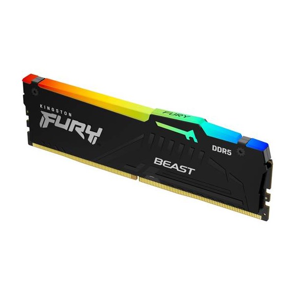 Kingston Fury - DDR5 SDRAM - 6400 MHz - Unbuffered - Non-ECC - FURY Beast RGB EXPO (KF564C32BBEA-32)