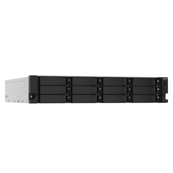QNAP TS-1232PXU-RP - Servidor NAS - 12 compartimentos - montaje en bastidor - SATA 6Gb/s - RAID RAID 0, 1, 5, 6, 10, 50, JBOD, 60 - RAM 4 GB - Gigabit Ethernet / 2.5 Gigabit Ethernet / 10 Gigabit Ethe (TS-1232PXU-RP-4G-US)