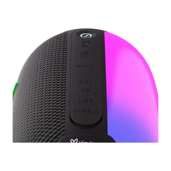 Klip Xtreme KBS-250BK - Speaker - Black - LED Flame Lights 12W TWS (KBS-250BK)