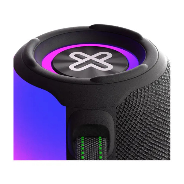 Klip Xtreme KBS-250BK - Speaker - Black - LED Flame Lights 12W TWS (KBS-250BK)