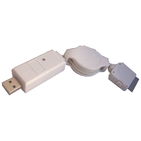 Cable Retráctil Para Cargar Ipod   USB   572309004  (3 M. Gtia.)