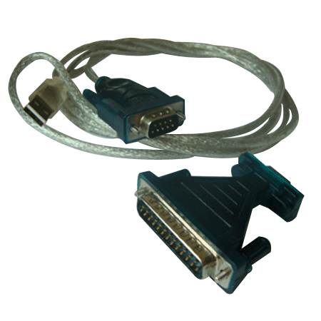 Cable Adaptador USB A Serial Rs232 + Db9 9 Pin A Db25 