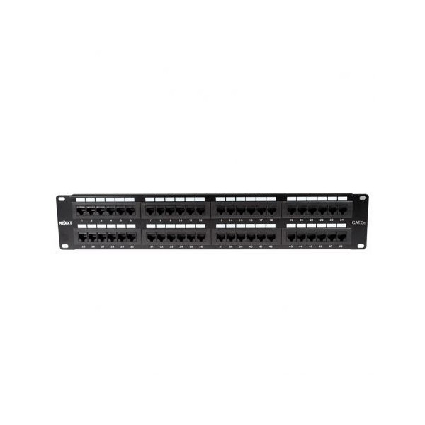 Puertas Rack Cat5E 48 Patch Panel  