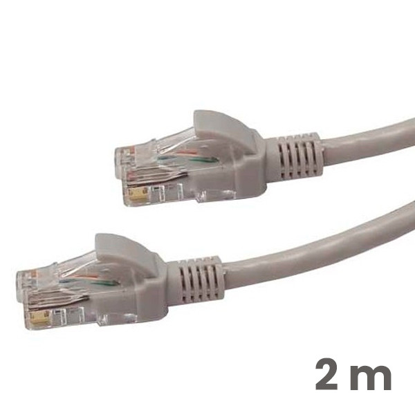 Cable de Red Ulink Patch Cord Utp Cat5E 2Mts Gris
