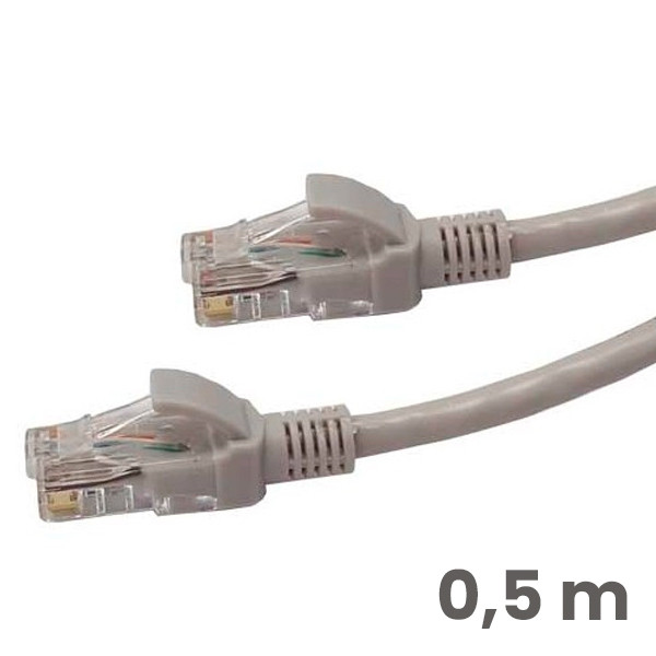 Cable UTP Ulink Patch Cord Cat6 0,5M - Color Gris