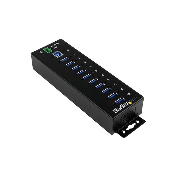 10 Port Industrial USB 3.0 Hub - Metal (ST1030USBM)