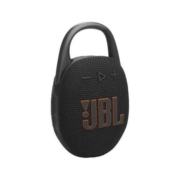 JBL Clip 5 - Altavoz - para uso portátil - inalámbrico - Bluetooth - controlado por aplicación - 7 vatios - negro (JBLCLIP5BLKAM)